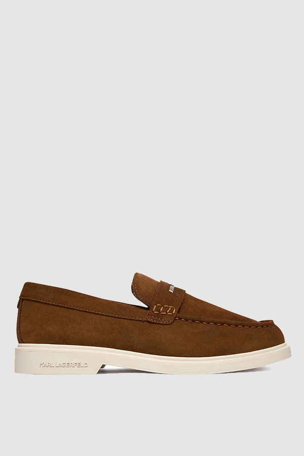 ΠΑΠΟΥΤΣΙΑ KARL LAGERFELD - 533 MID BROWN SUEDE